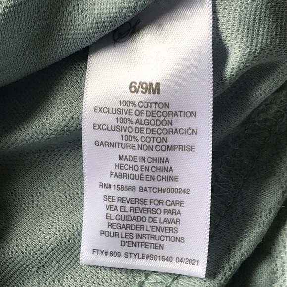 NWT! STERLING BABY 3 Piece Unisex Teal Ensemble. Size 6/9 months - Picture 5 of 6